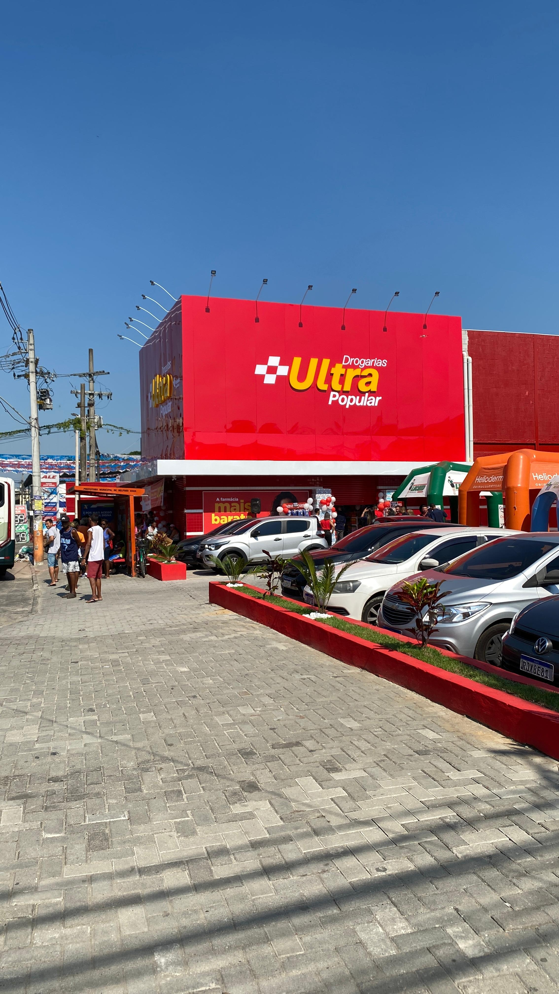 Fachada da loja Drogarias Ultra Popular